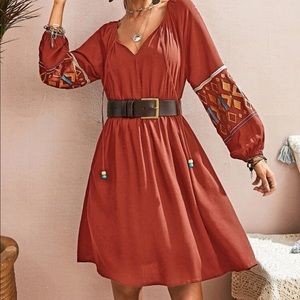 Modern Bohemia Crush Embroidered dress